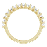 14K Yellow 1 1/8 CTW Natural Diamond Anniversary Band